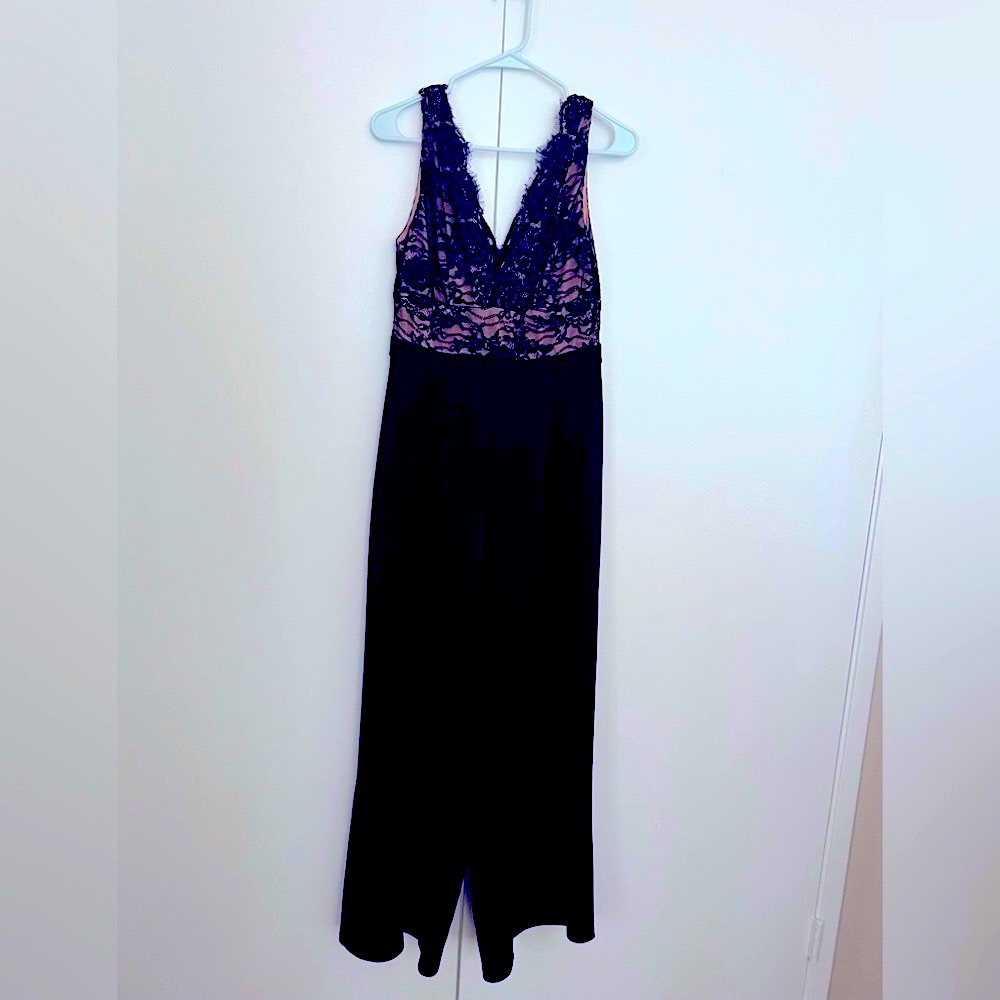 Francesca’s Black lace Jumpsuit